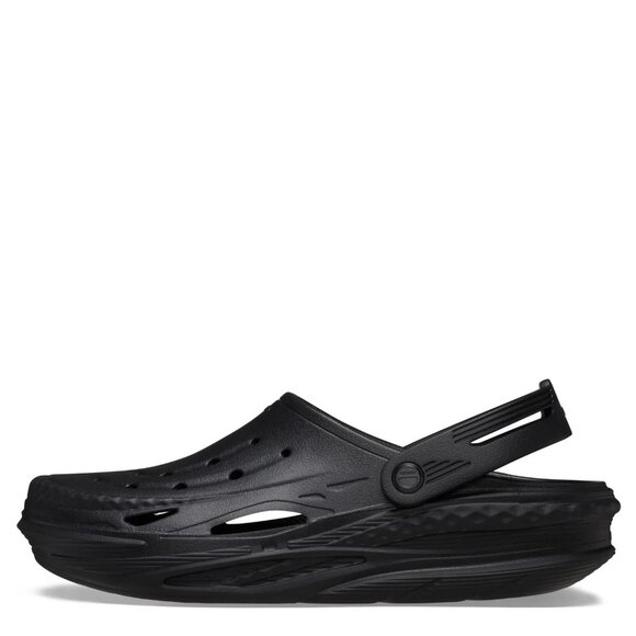 New  Men Crocs Off Grid Clogs, Black main image 4
